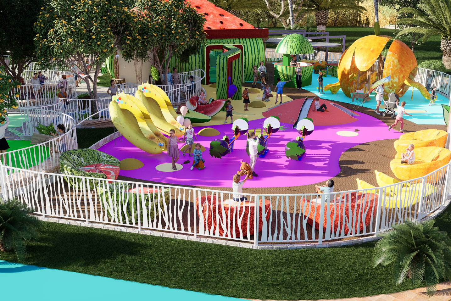 Cruise on land fruit park