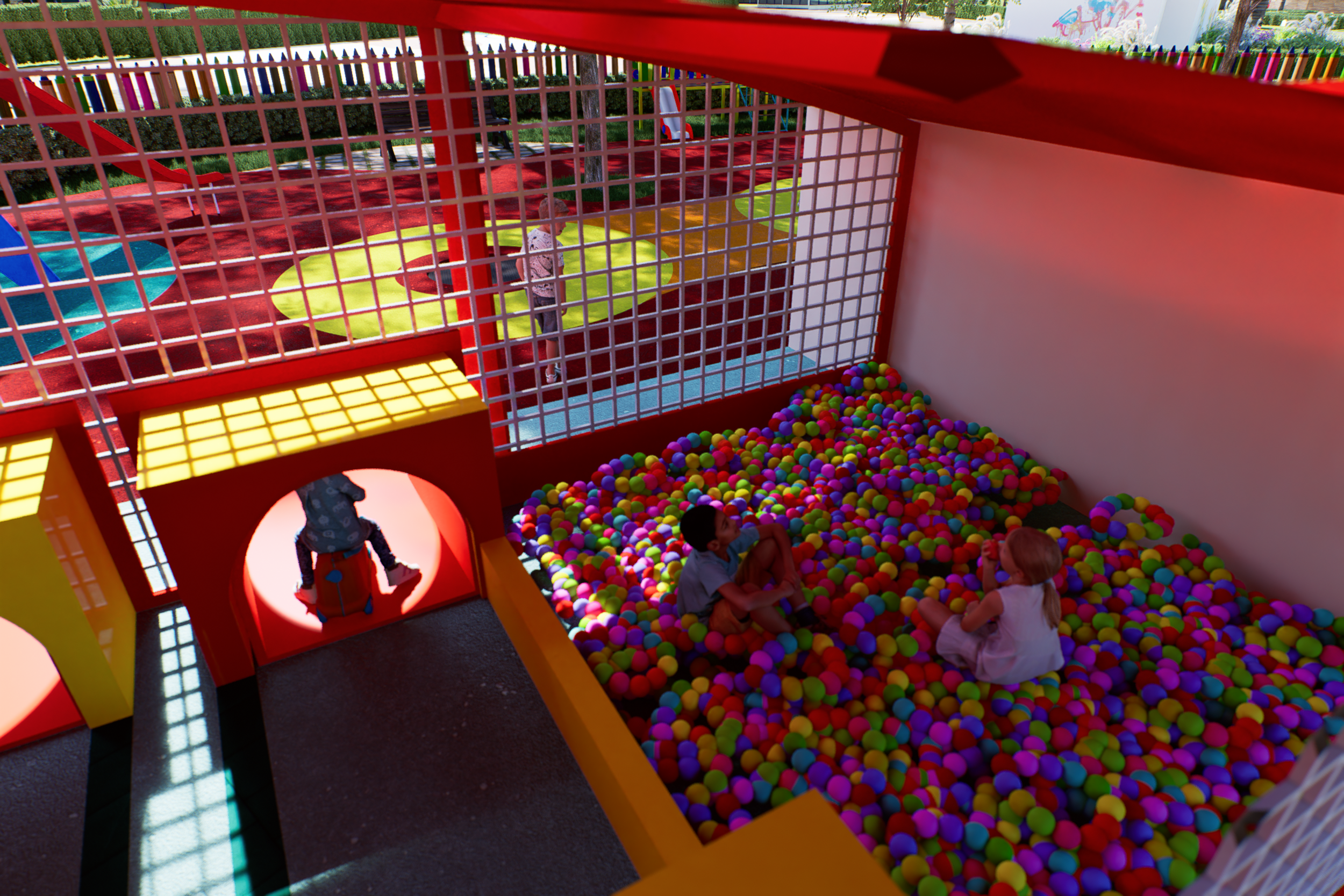 Cruise on land playground