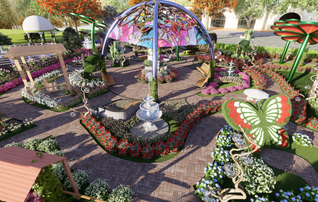 Cruise on land parque de flores