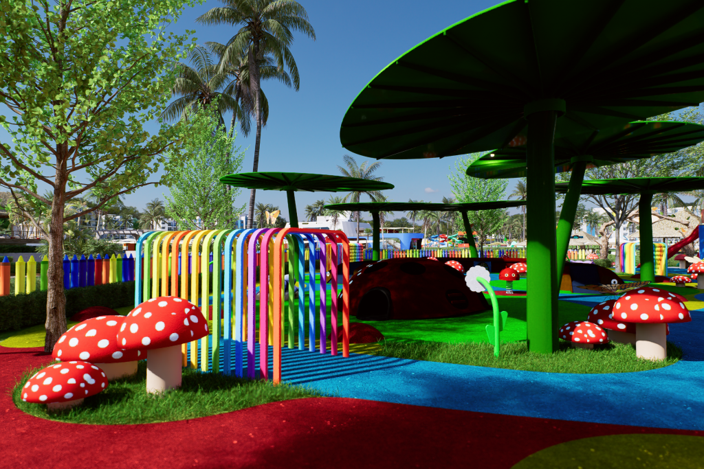 Cruise on land playground