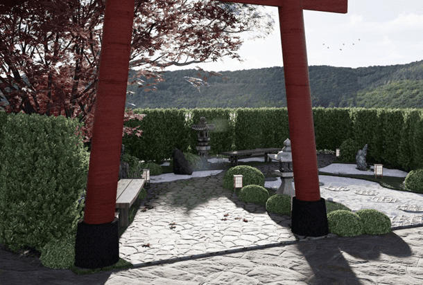 Cruise on land zen garden